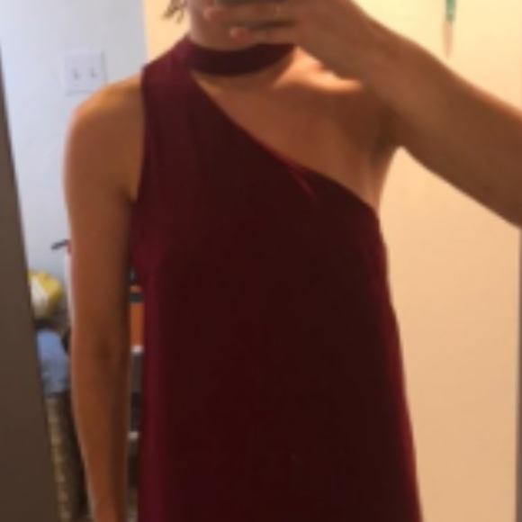 Dainty Hooligan Maroon Mini Dress - Picture 5 of 5